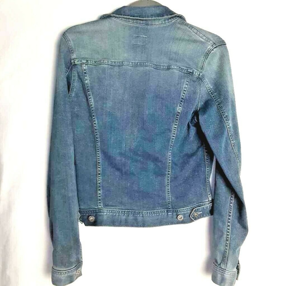 AG Adriano Goldschmied Womens Denim Jean Jacket  L - Picture 6 of 8